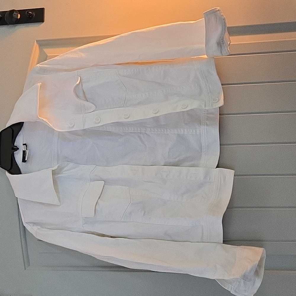 Classic White Denim Jacket